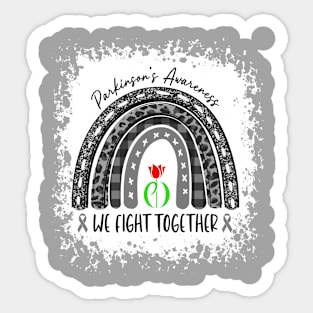 We Fight Together Parkinson's Disease Awareness Sticker